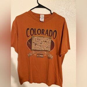 Colorado vintage orange L short sleeve shirt